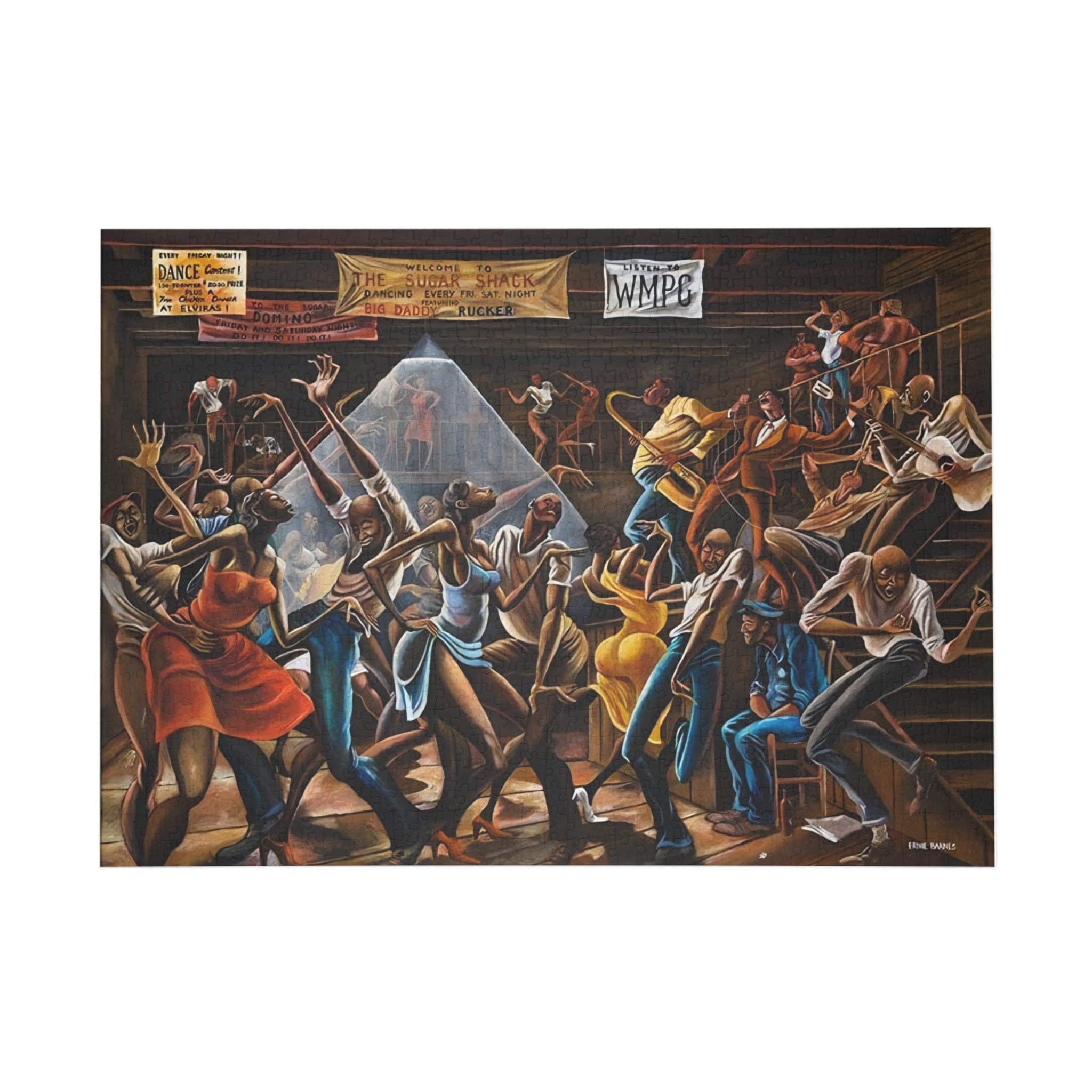 The Sugar Shack (1976) by Ernie Barnes (96–1000 pcs)