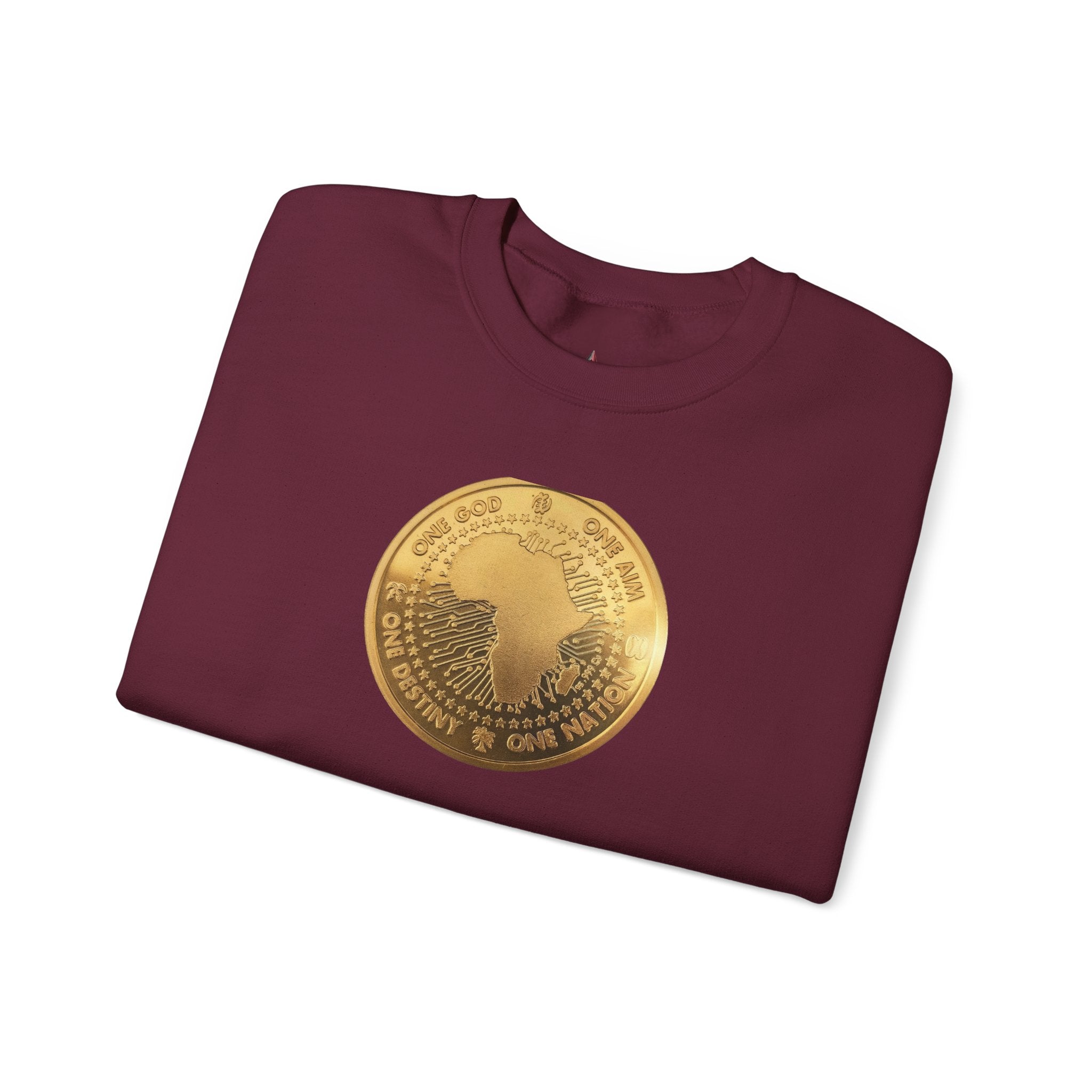 Honored Ancestors Collection - Future of the Motherland Sweatshirt Gold Coin (U)