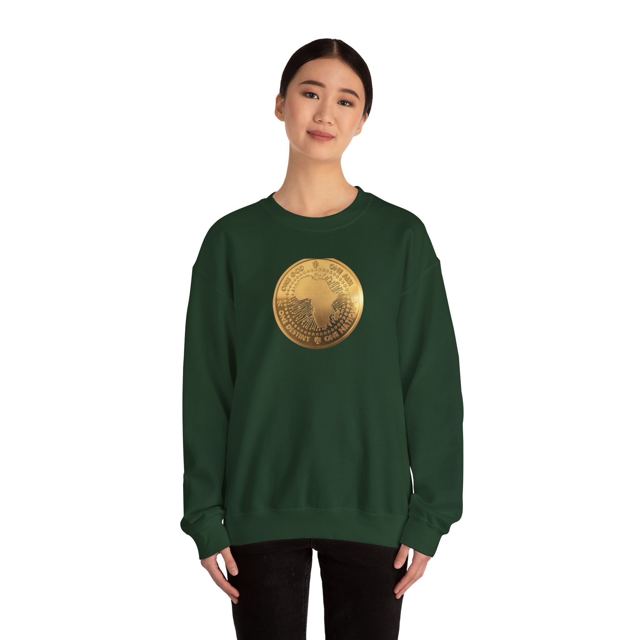 Honored Ancestors Collection - Future of the Motherland Sweatshirt Gold Coin (U)