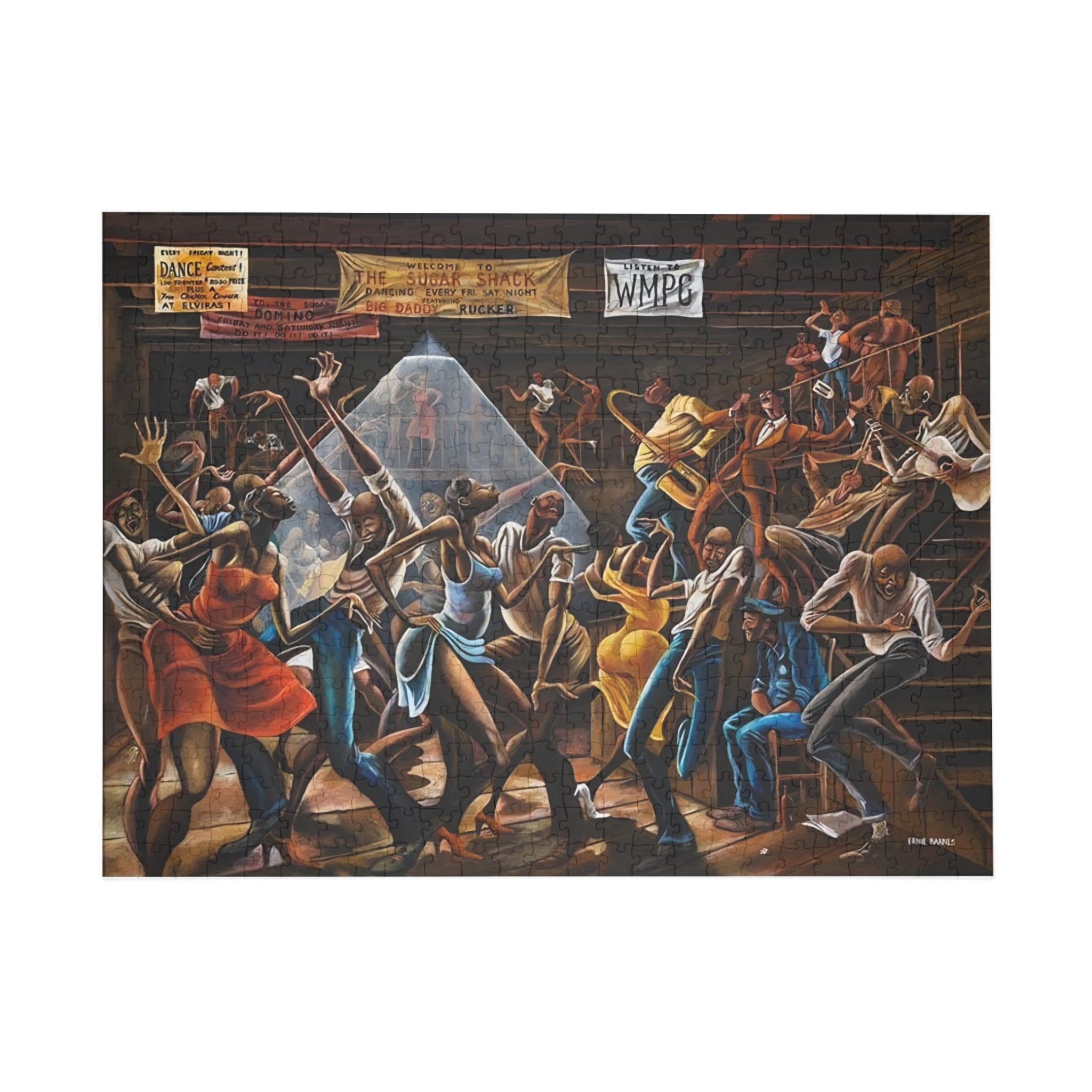 The Sugar Shack (1976) by Ernie Barnes (96–1000 pcs)